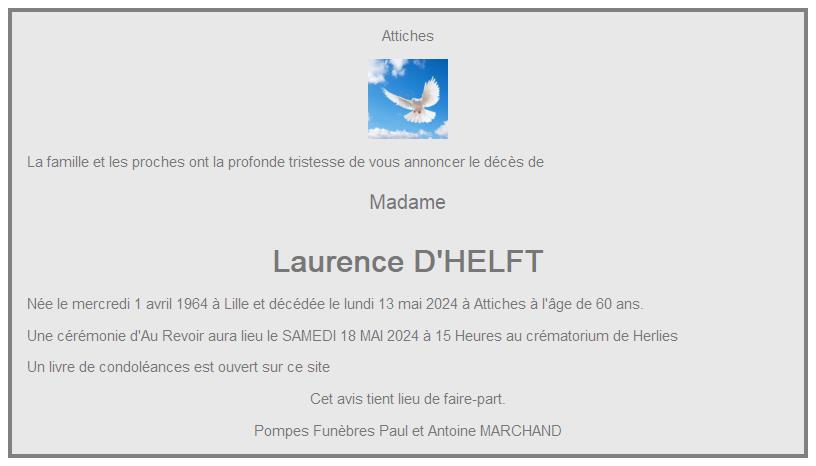 Image Pour voir le faire-part de Laurence Cliquez-ici