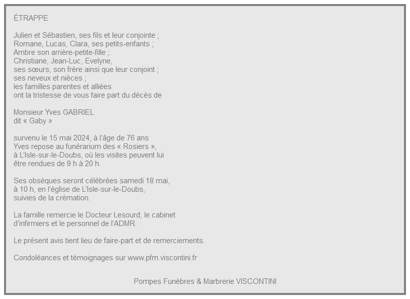 Image Annonce nécrologique
