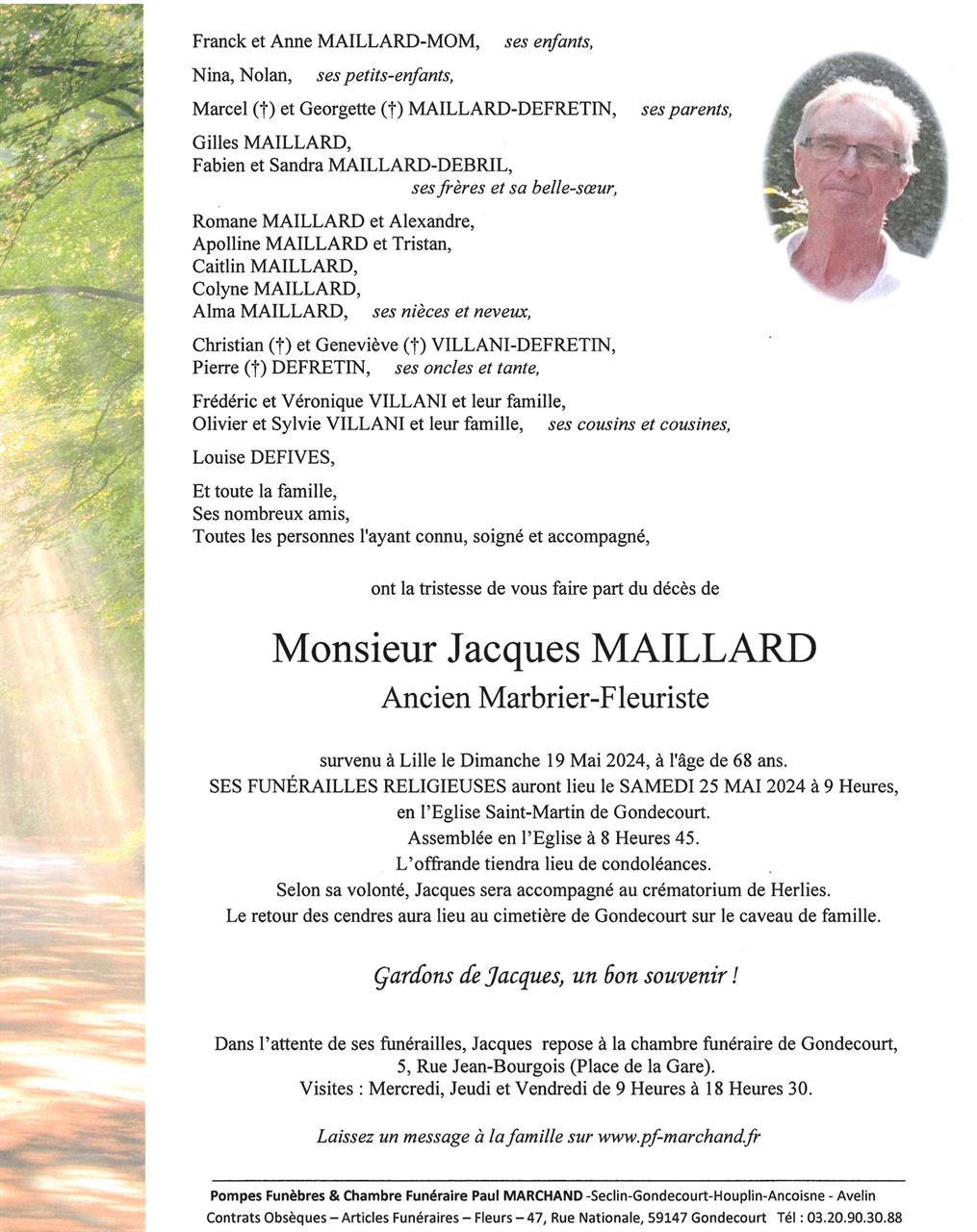 Image Pour voir le faire-part de Jacques CLIQUEZ ICI 