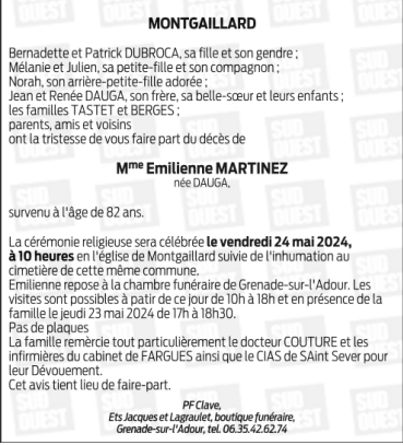 Image Annonce nécrologique