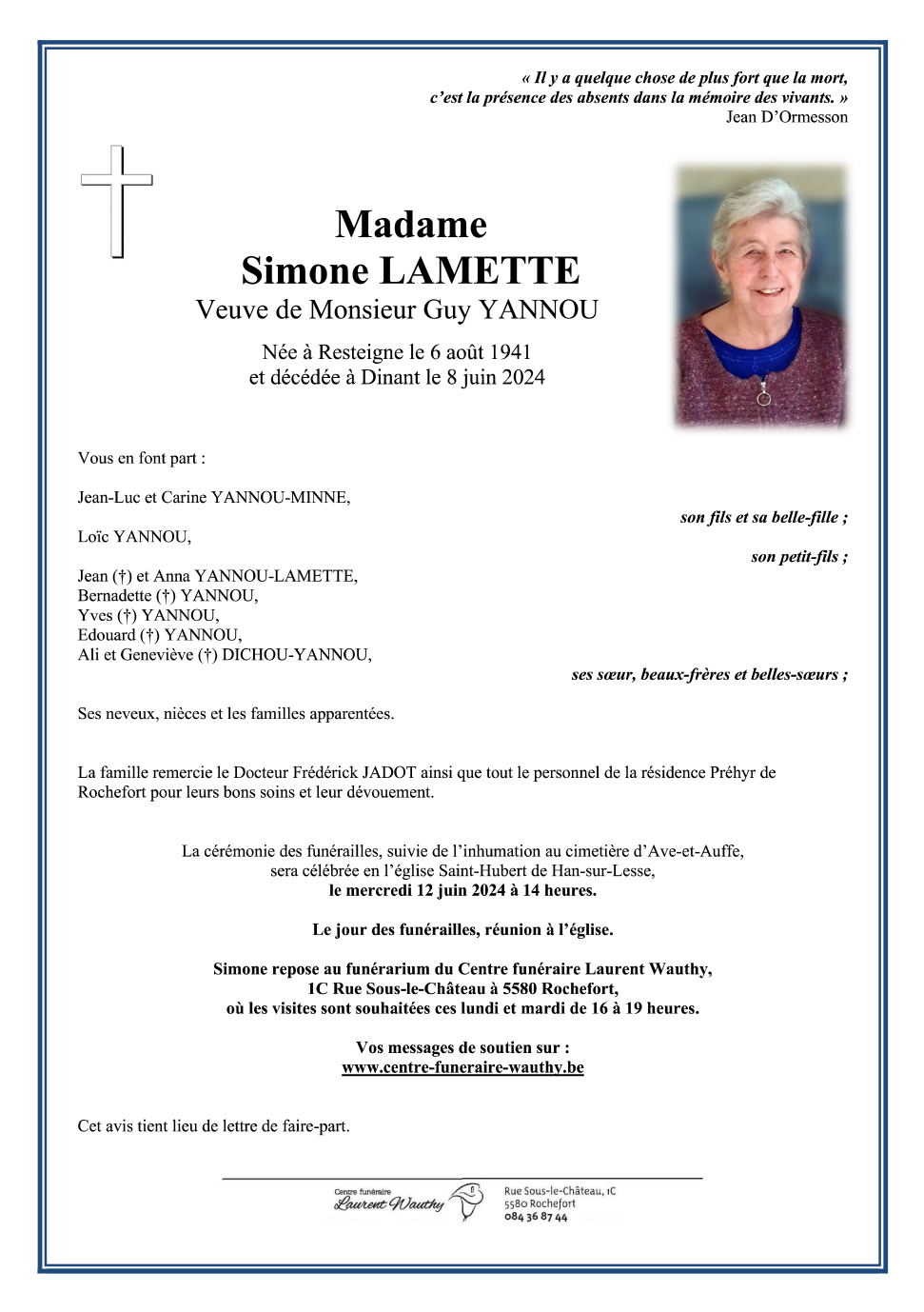 Image Annonce nécrologique