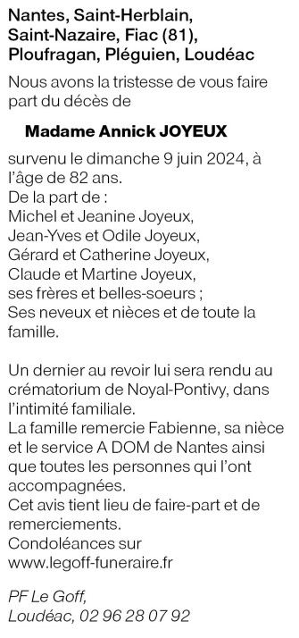 Image Annonce nécrologique