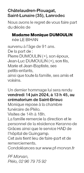 Image Annonce nécrologique