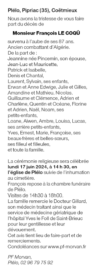 Image Annonce nécrologique
