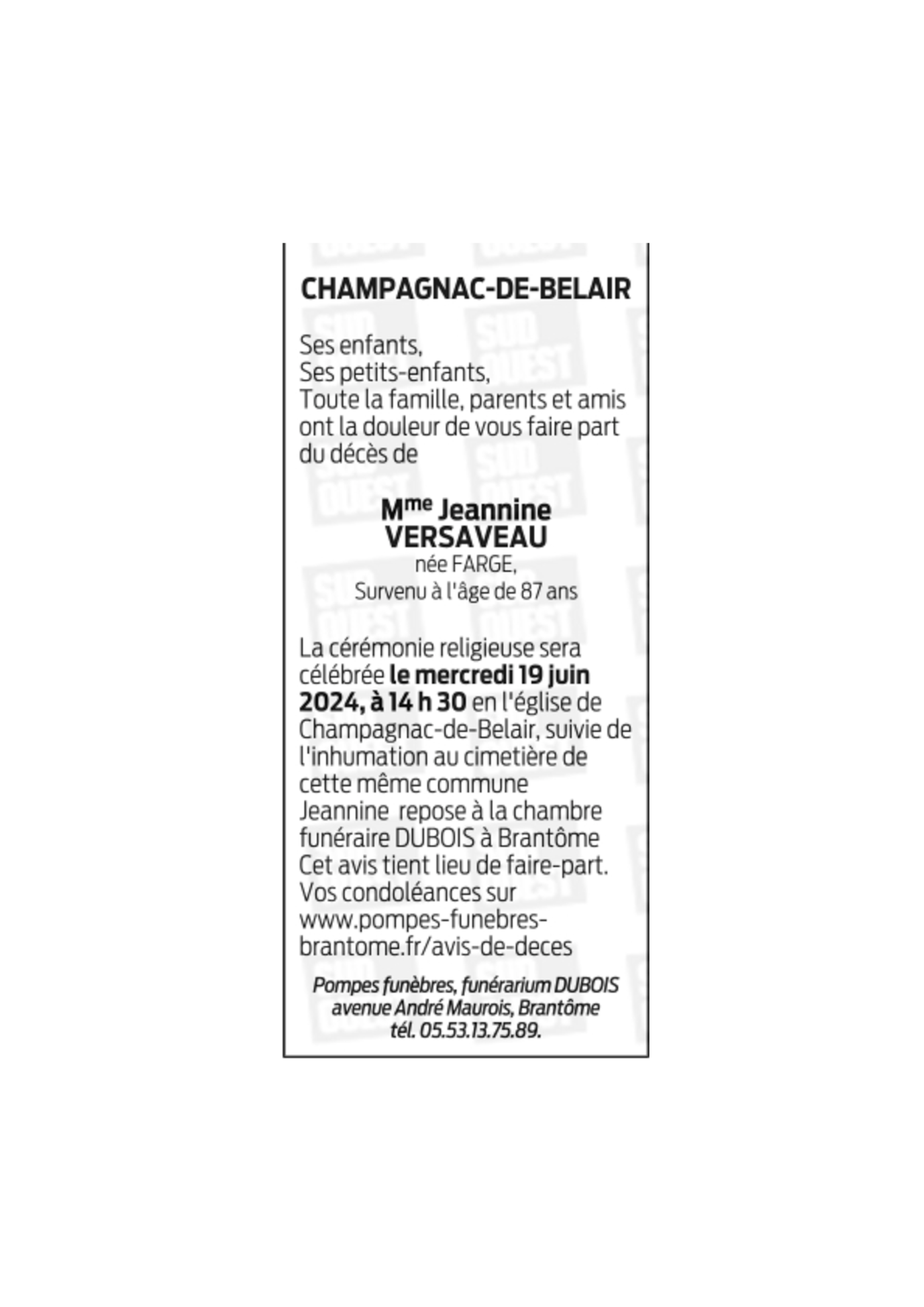 Image Annonce nécrologique