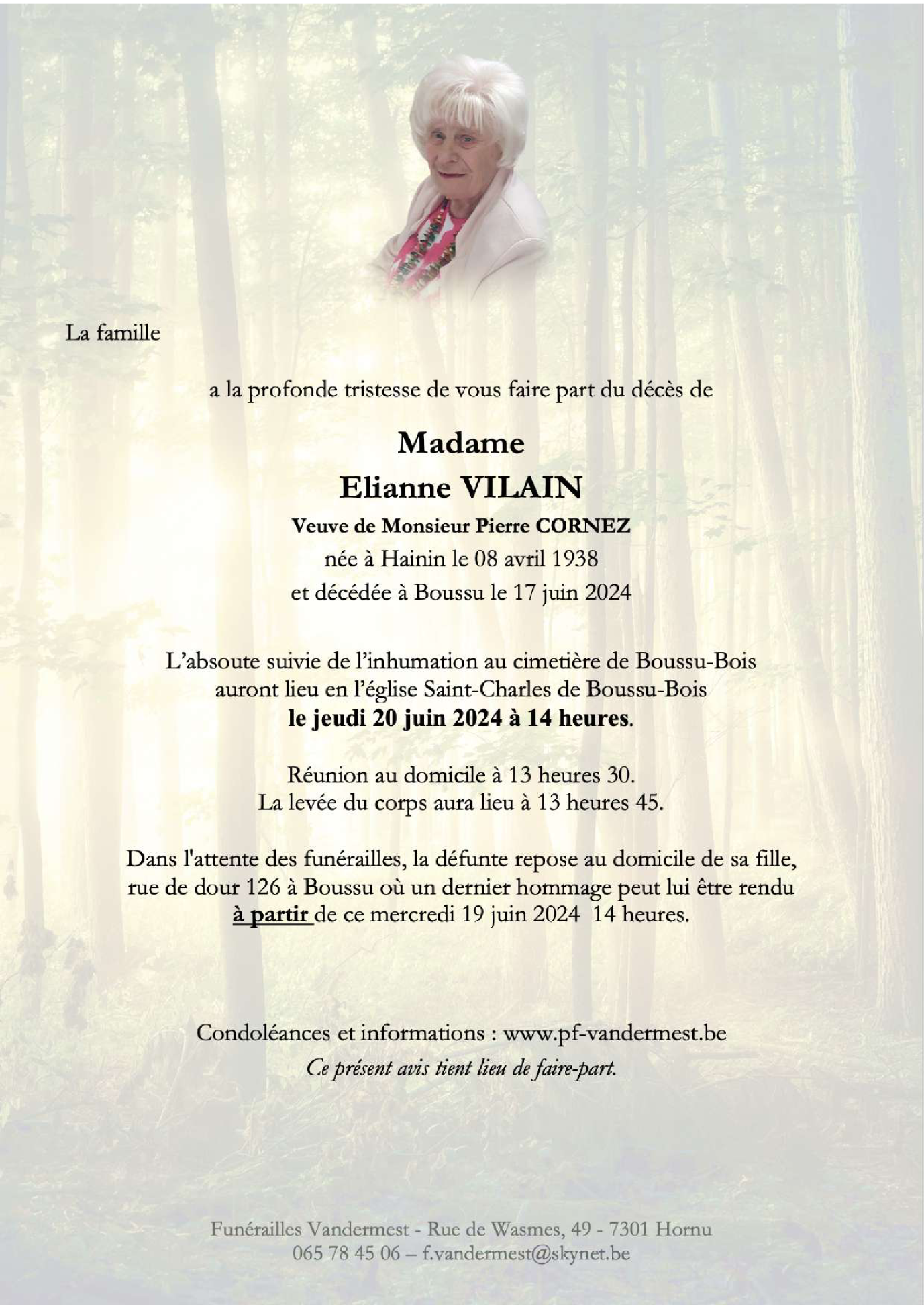Image Annonce nécrologique