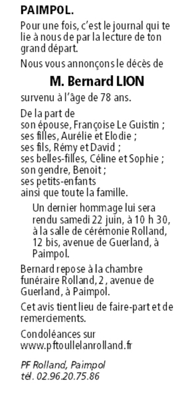 Image Annonce nécrologique