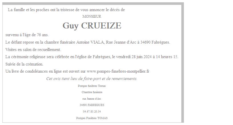 Image Annonce nécrologique