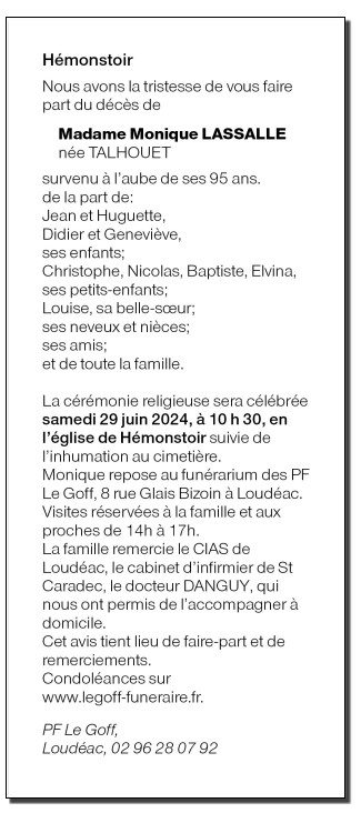 Image Annonce nécrologique