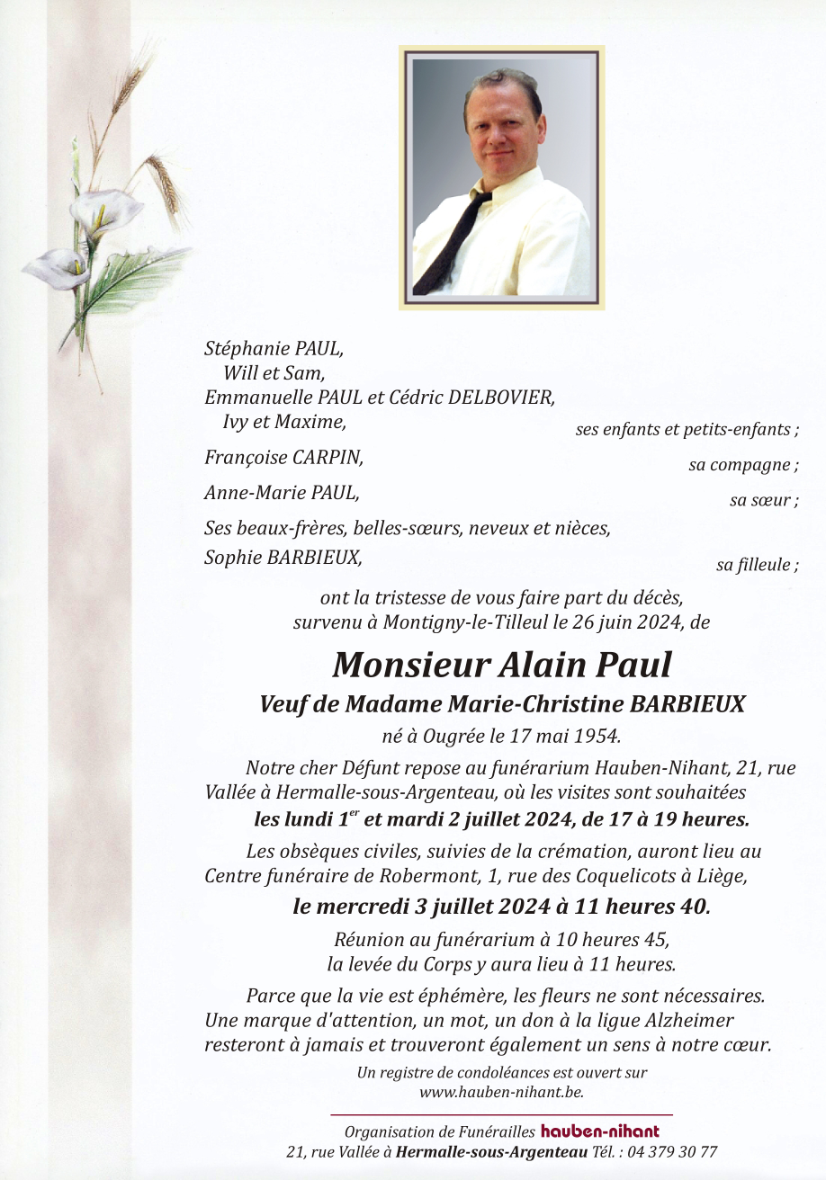 Image Annonce nécrologique