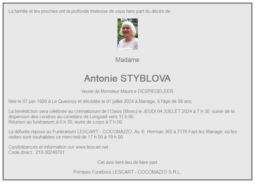 Image Annonce nécrologique