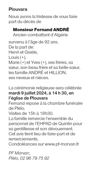 Image Annonce nécrologique