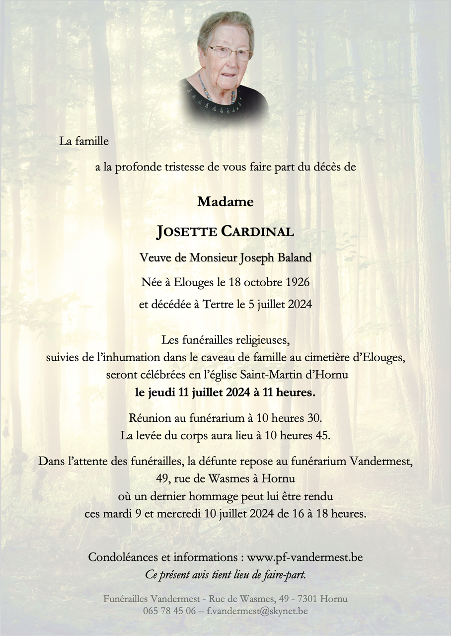 Image Annonce nécrologique