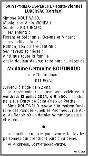 Image Annonce nécrologique