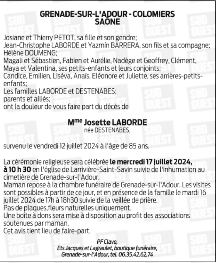 Image Annonce nécrologique