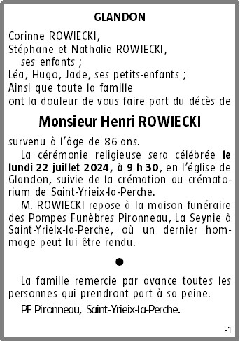 Image Annonce nécrologique