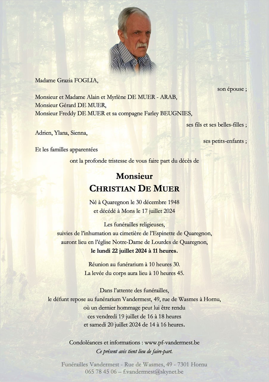 Image Annonce nécrologique