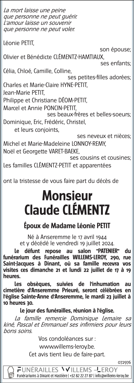 Image Annonce nécrologique
