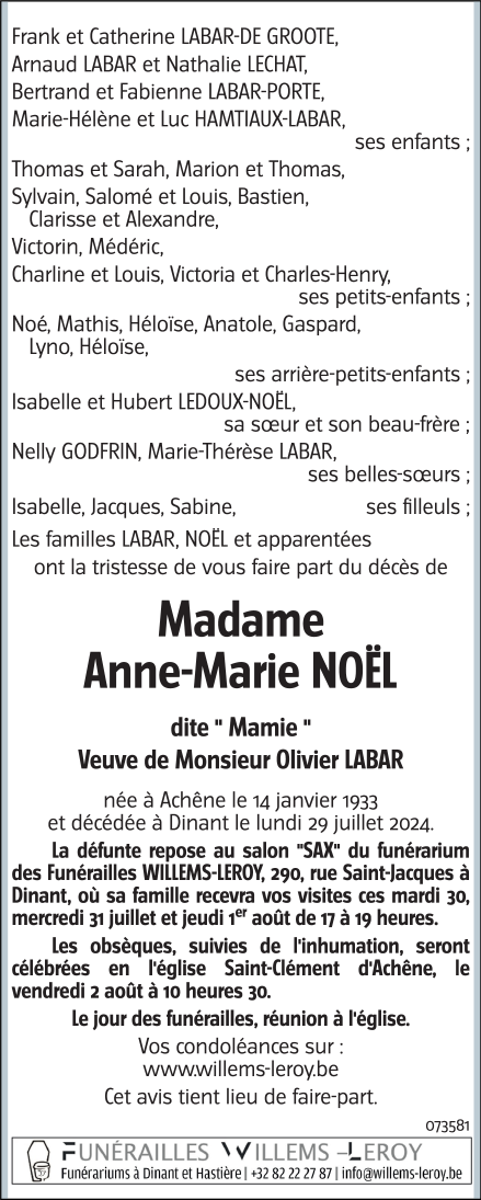 Image Annonce nécrologique
