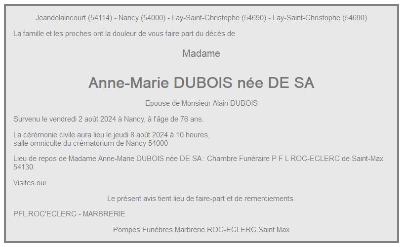 Image Annonce nécrologique