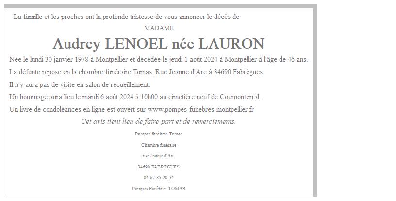 Image Annonce nécrologique