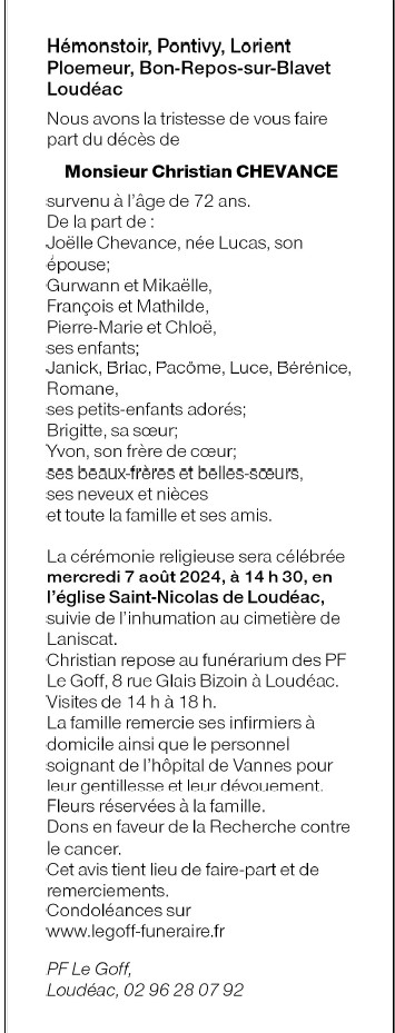 Image Annonce nécrologique