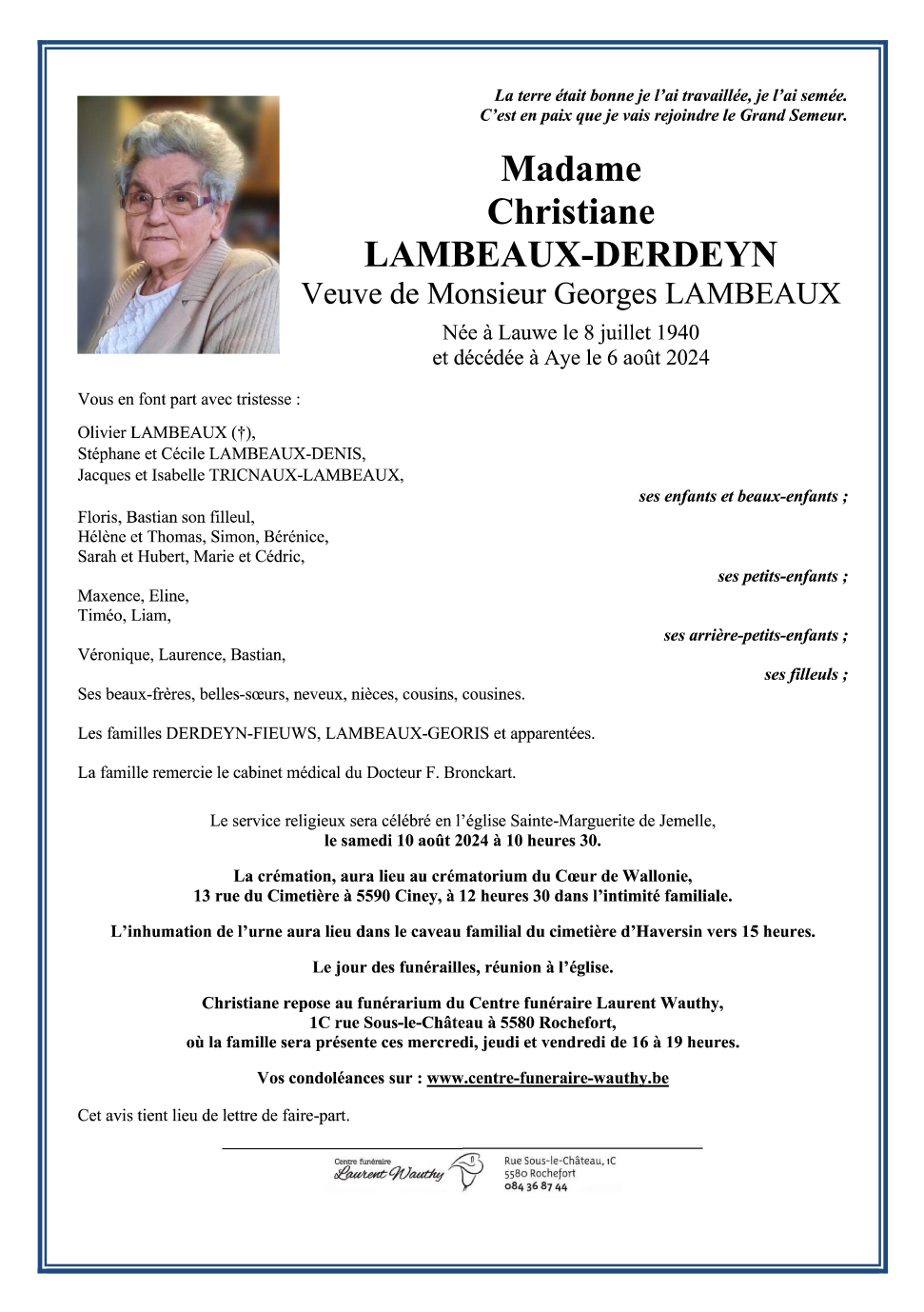 Image Annonce nécrologique