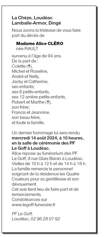 Image Annonce nécrologique