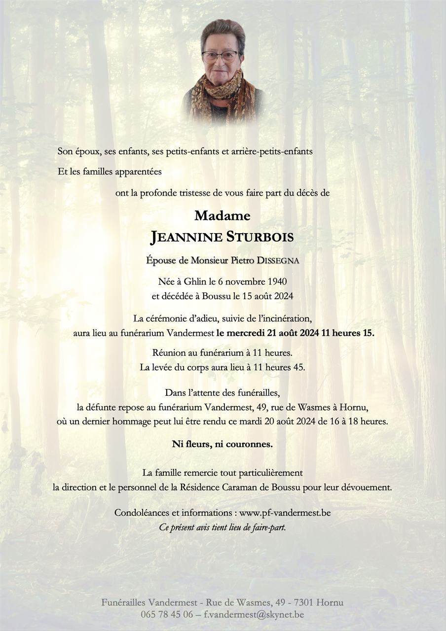 Image Annonce nécrologique