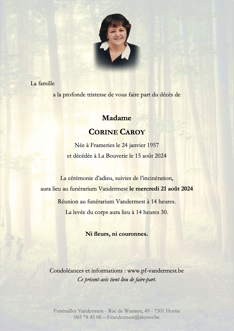 Image Annonce nécrologique