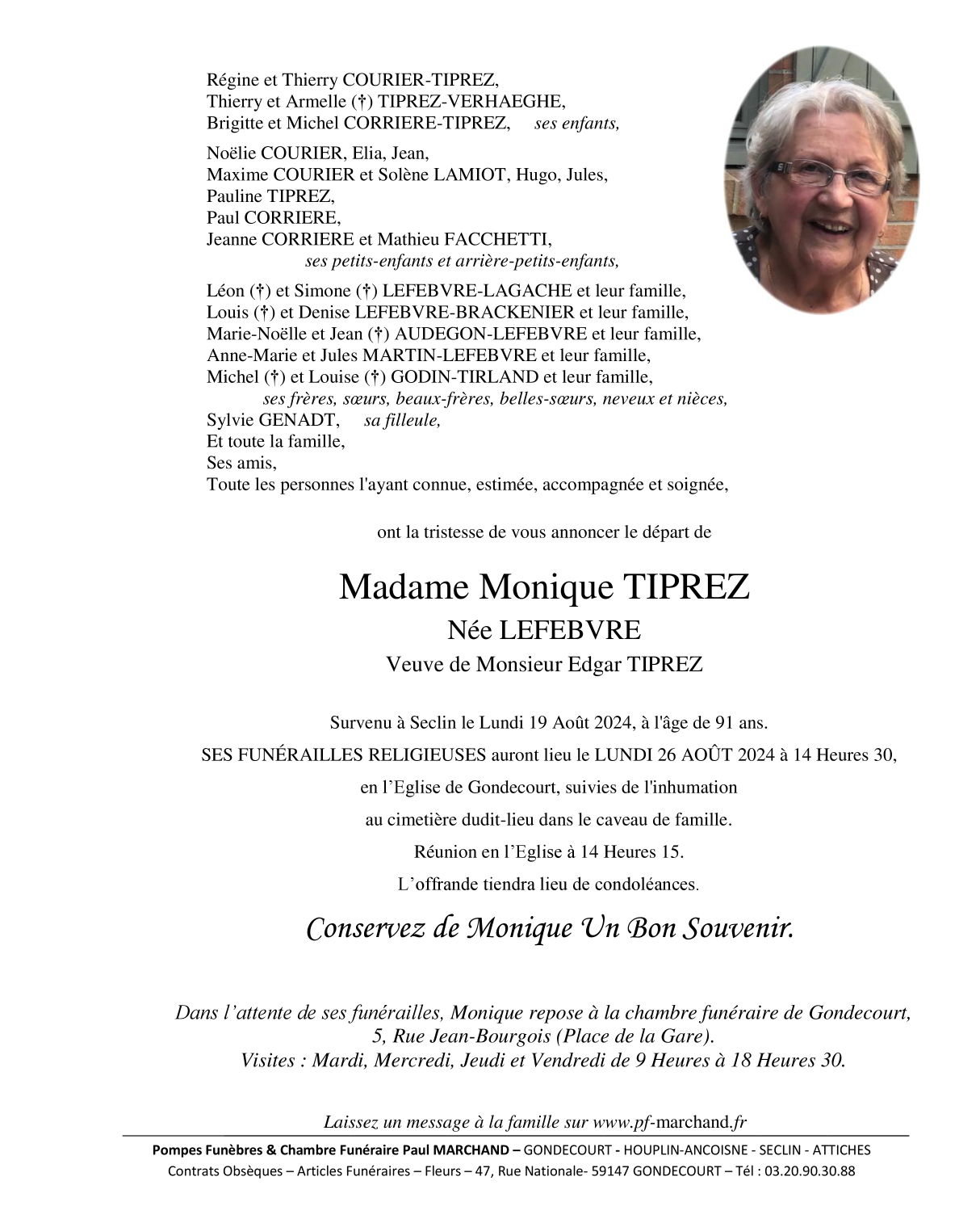 Image Pour voir le faire-part de Monique CLIQUEZ-ICI