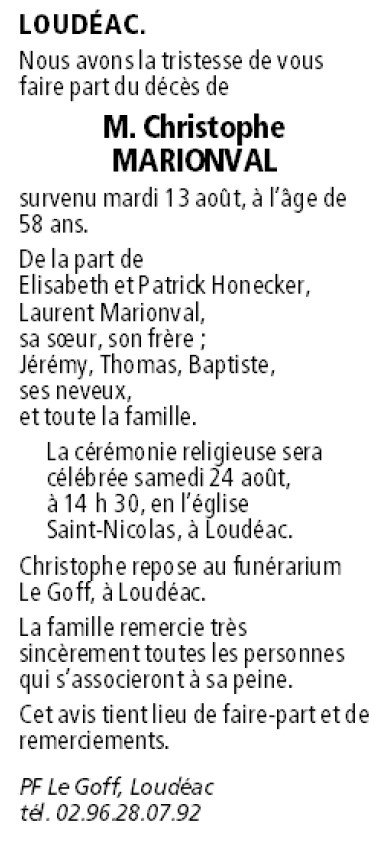 Image Annonce nécrologique