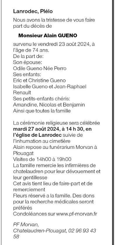 Image Annonce nécrologique