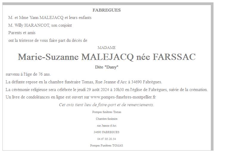 Image Annonce nécrologique