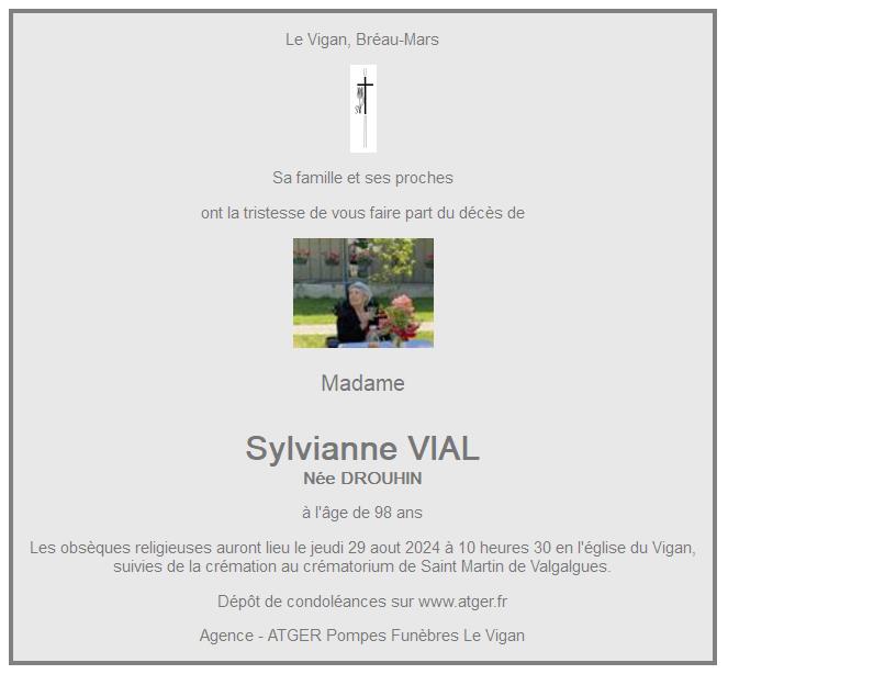 Image Annonce nécrologique