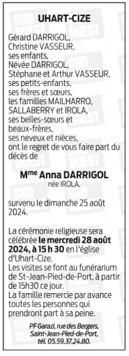 Image Annonce nécrologique