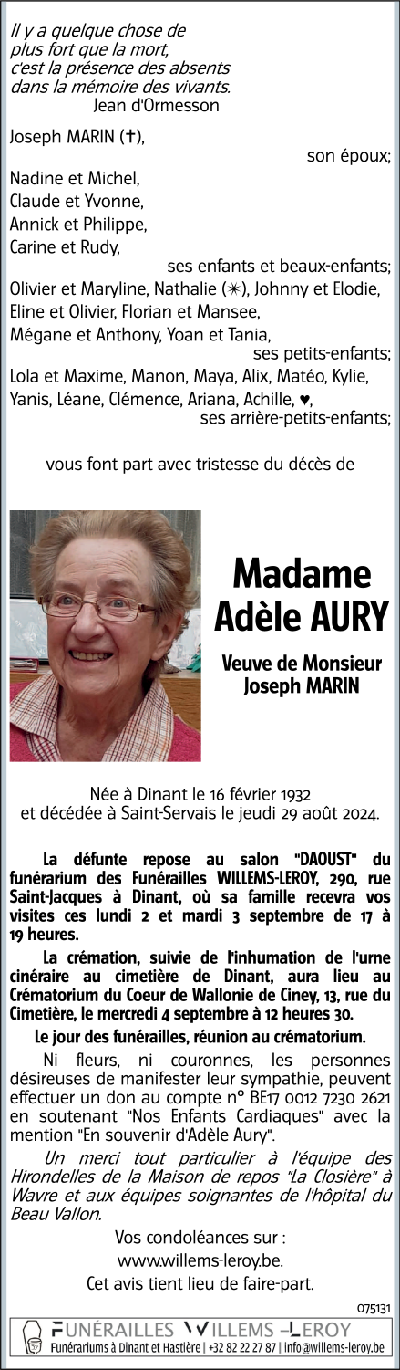 Image Annonce nécrologique