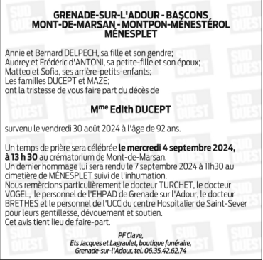 Image Annonce nécrologique