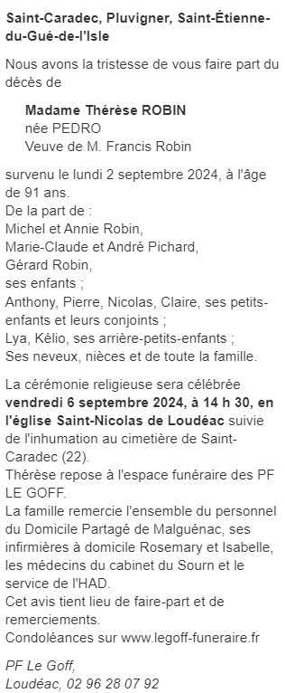 Image Annonce nécrologique