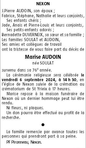 Image Annonce nécrologique