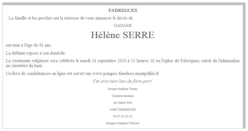 Image Annonce nécrologique