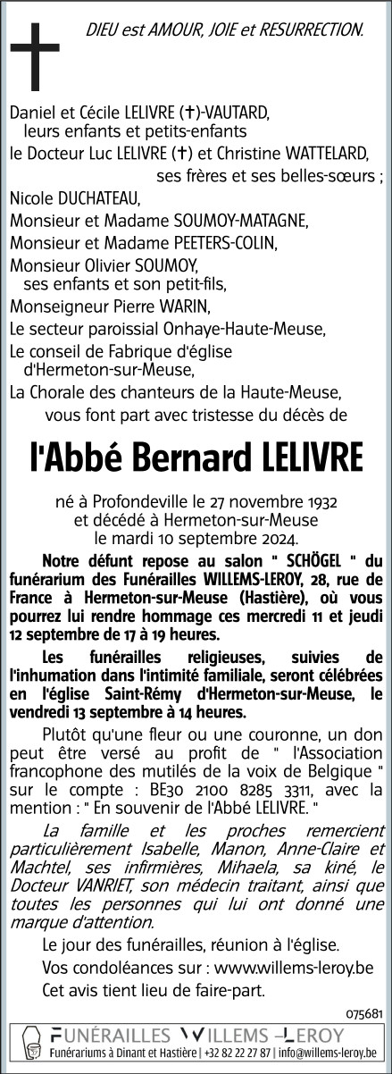Image Annonce nécrologique