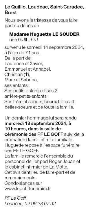 Image Annonce nécrologique