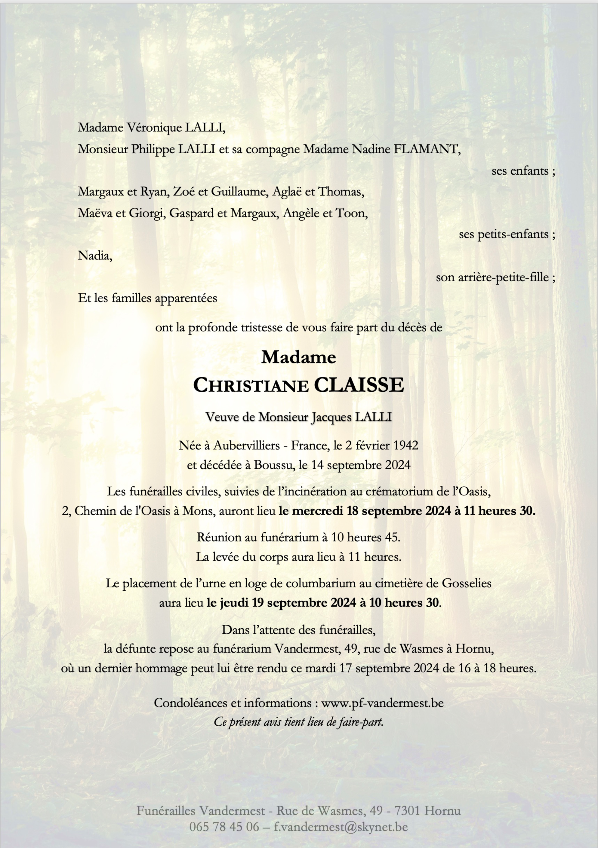 Image Annonce nécrologique