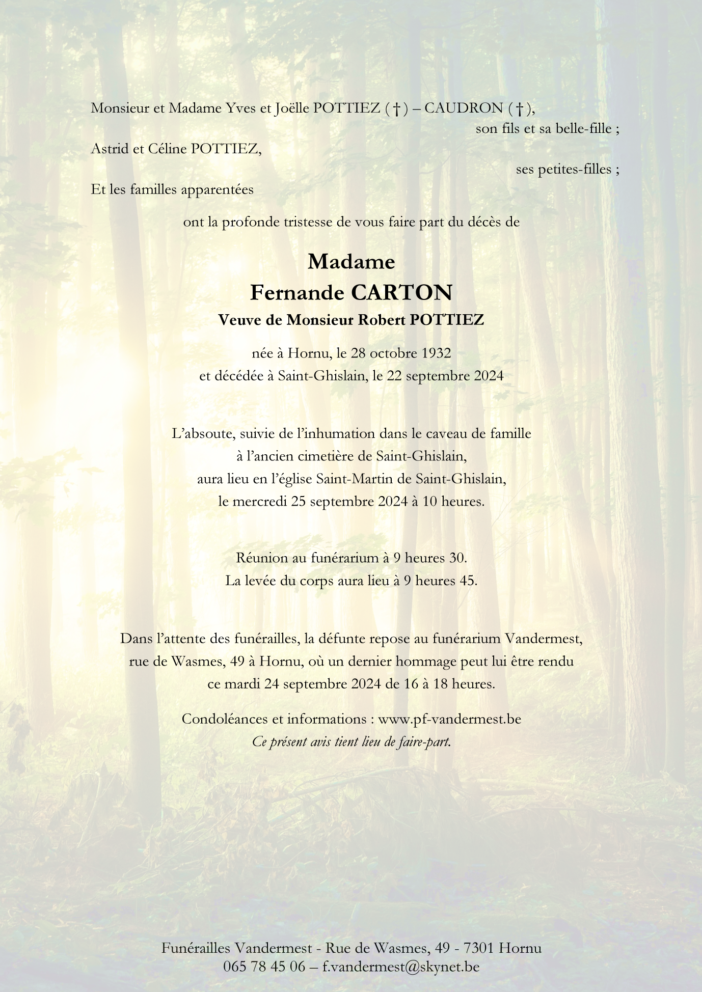 Image Annonce nécrologique