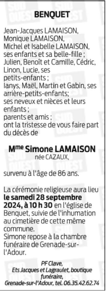 Image Annonce nécrologique
