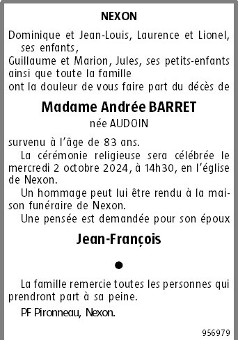 Image Annonce nécrologique