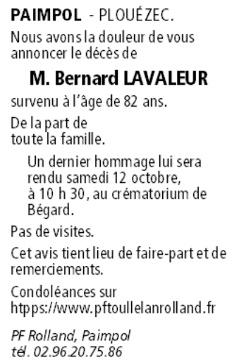 Image Annonce nécrologique