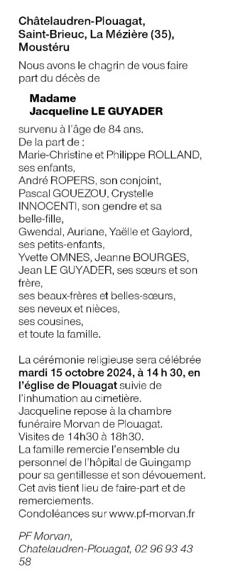 Image Annonce nécrologique