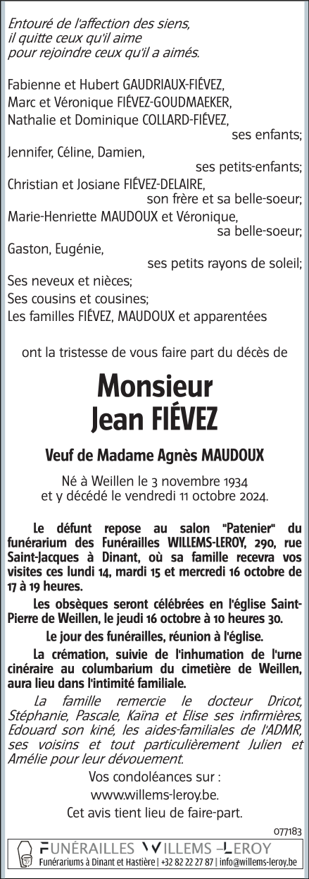 Image Annonce nécrologique